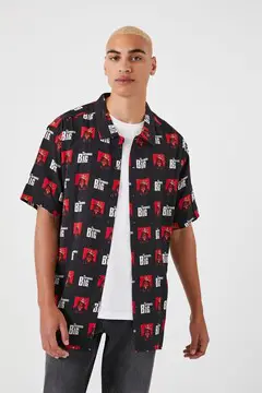 Forever 21 Forever 21 The Notorious BIG Graphic Shirt Black/Multi. 2