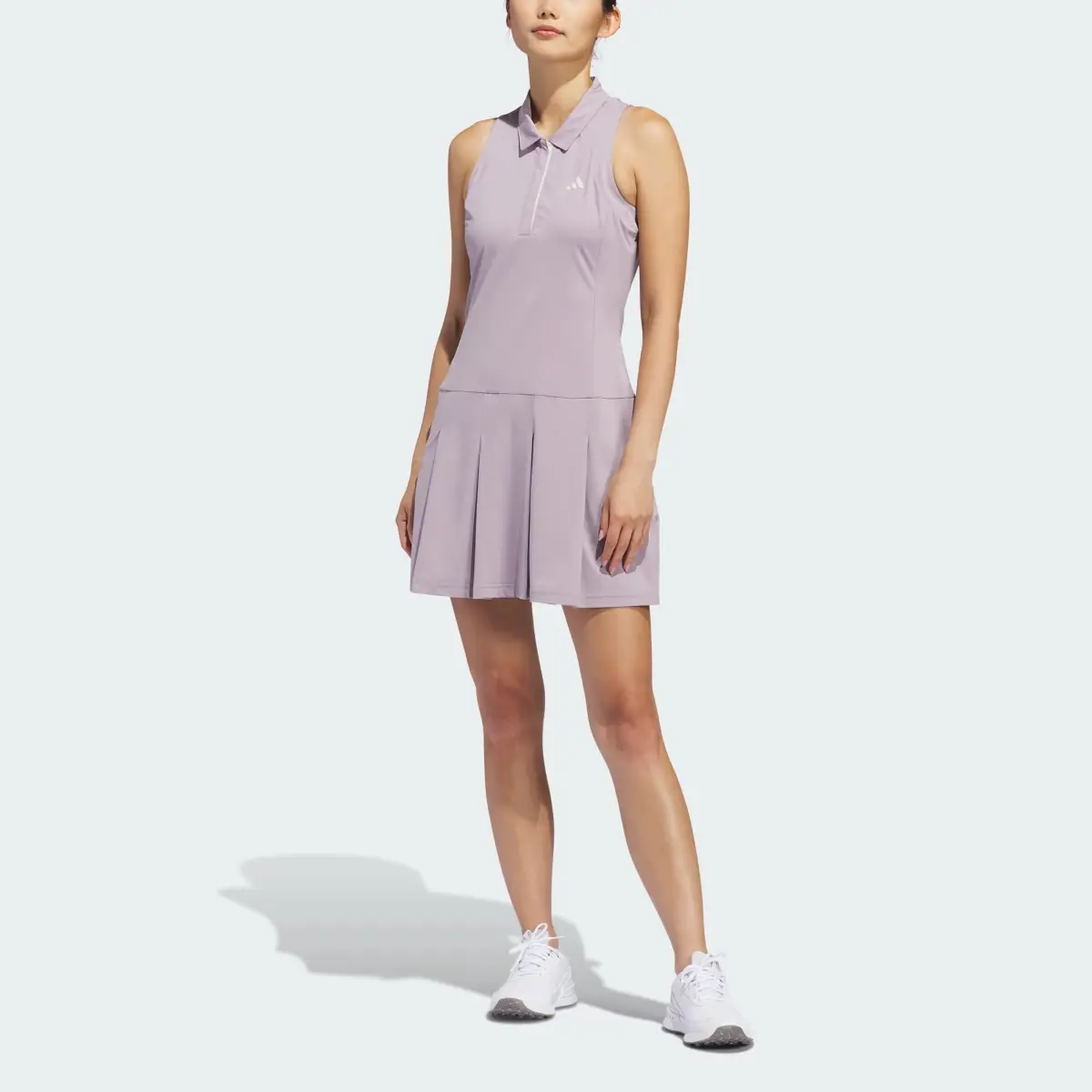 Adidas Women's Ultimate365 Tour Pleated Dress. 1