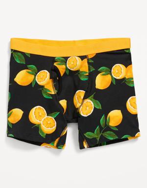 Soft-Washed Built-In Flex Boxer-Brief Underwear for Men -- 6.25-inch inseam yellow