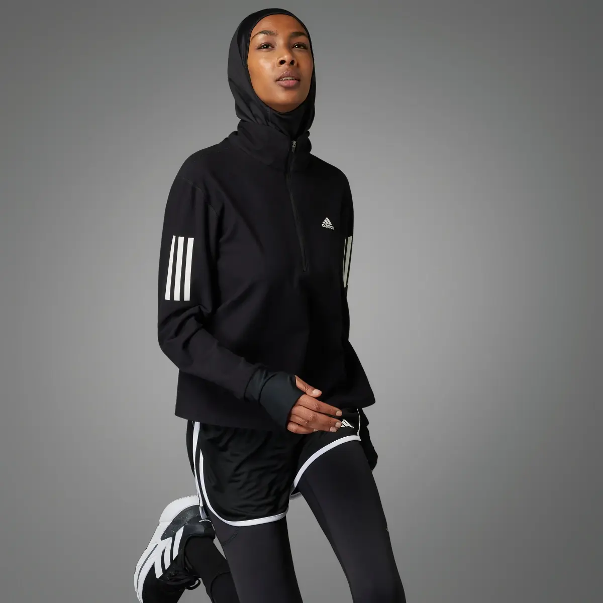 Adidas Felpa da running Own the Run 1/2 Zip. 1