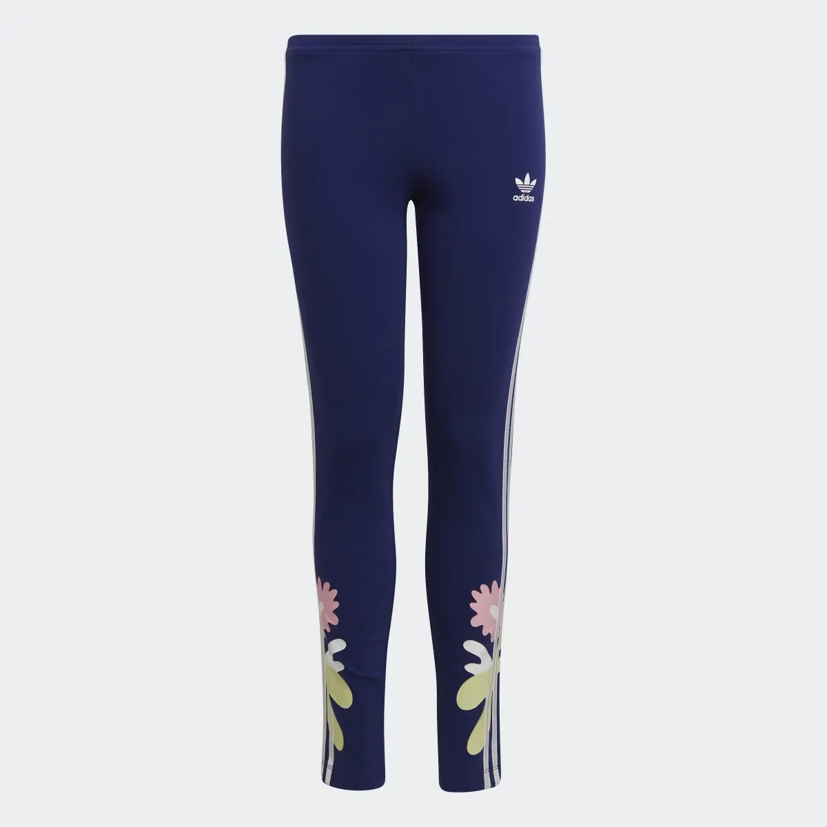 Adidas Flower Print Tights. 1