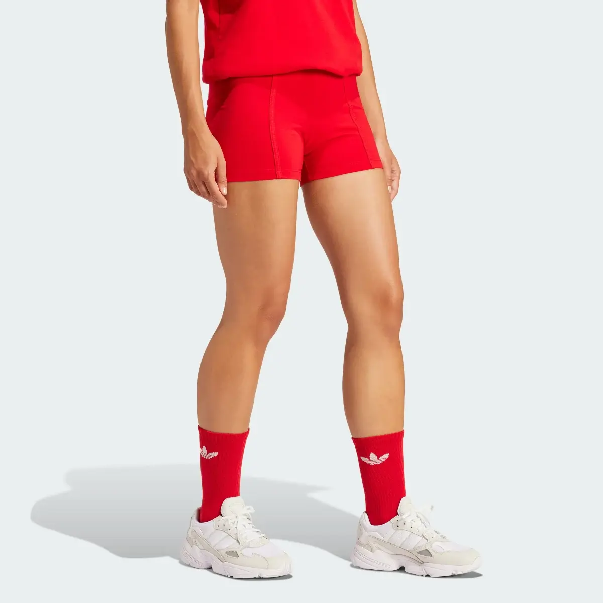 Adidas Adicolor Trefoil Short Leggings. 3