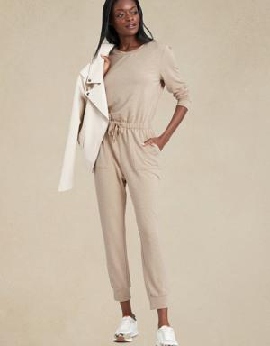 Banana Republic Baby Terry Jumpsuit beige