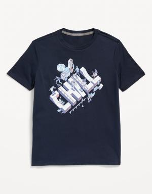 Old Navy Short-Sleeve Graphic T-Shirt for Boys silver