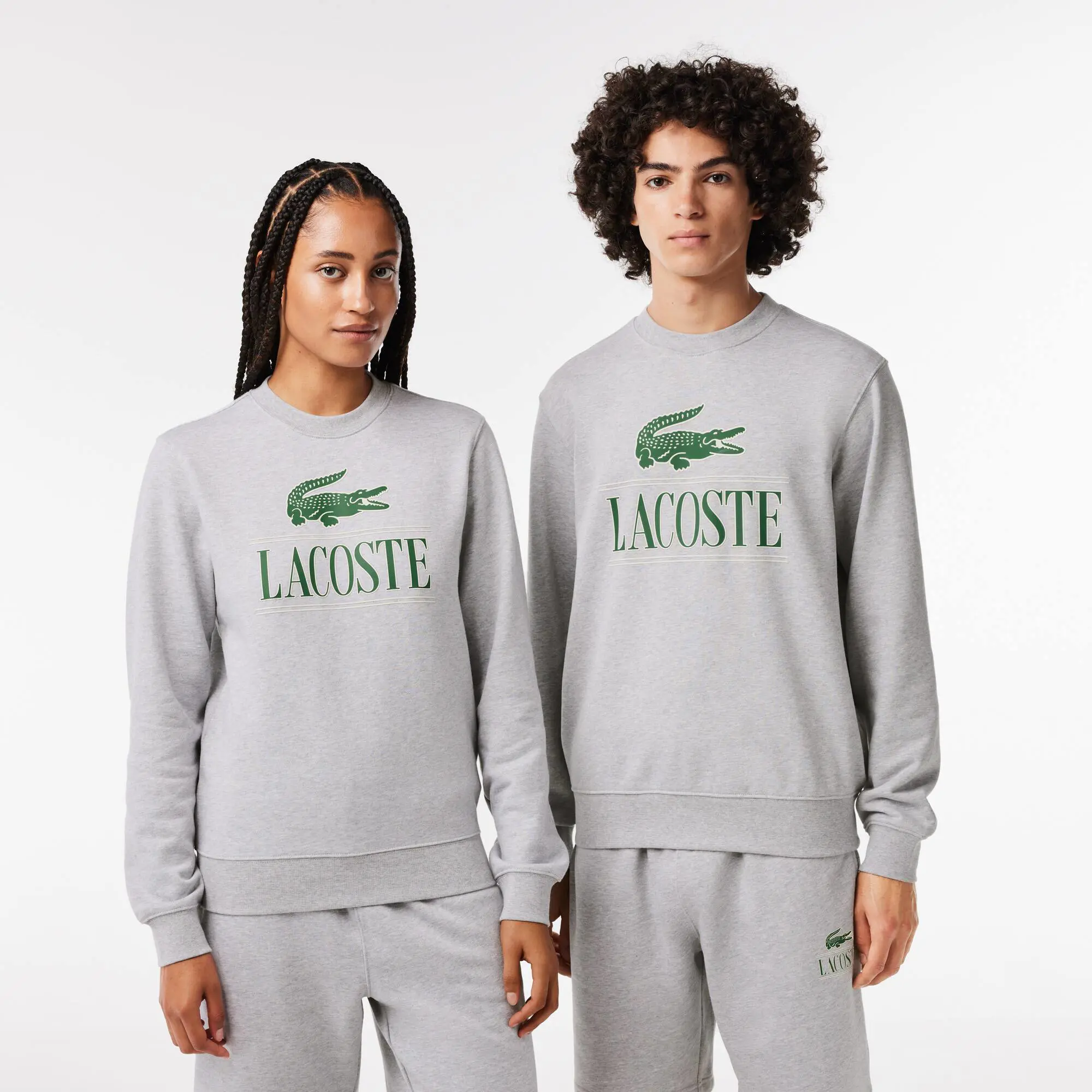Lacoste Cotton Fleece Branded Jogger Sweatshirt. 1