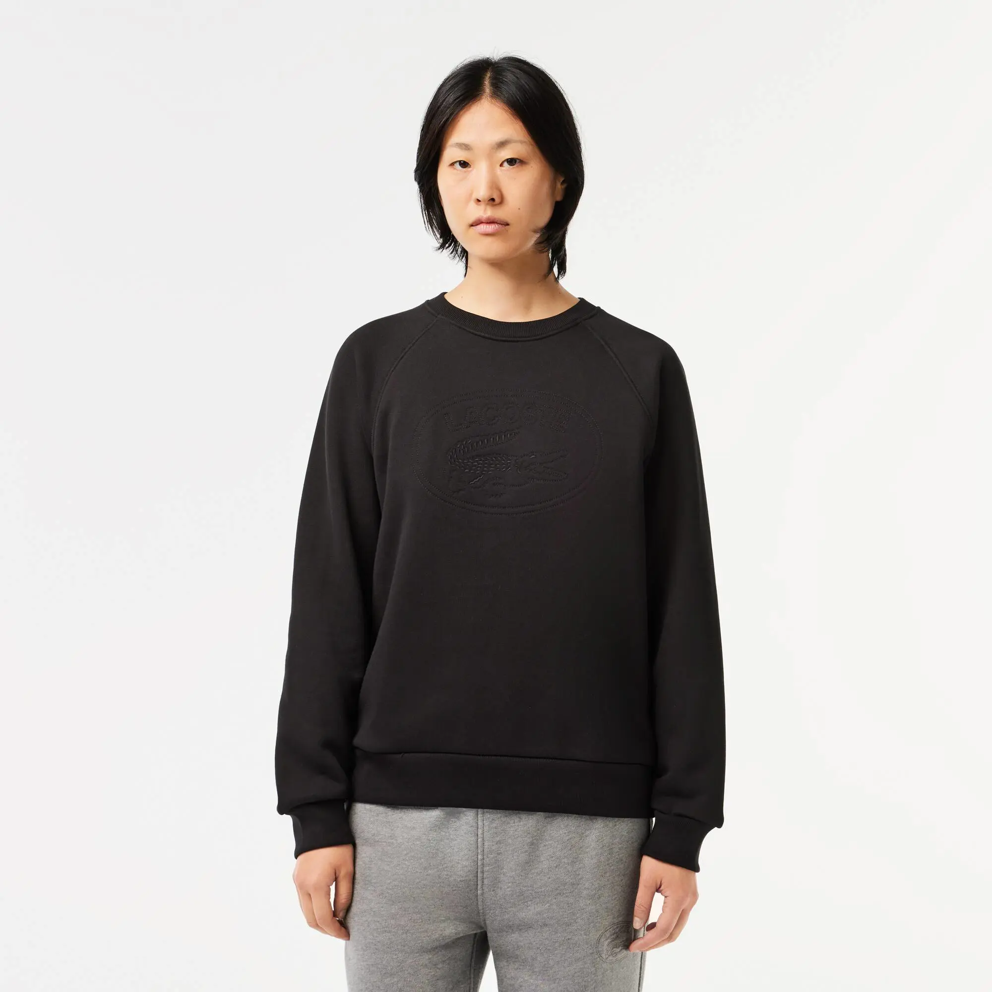 Lacoste Sweatshirt Jogger relaxed fit avec broderie signature. 1