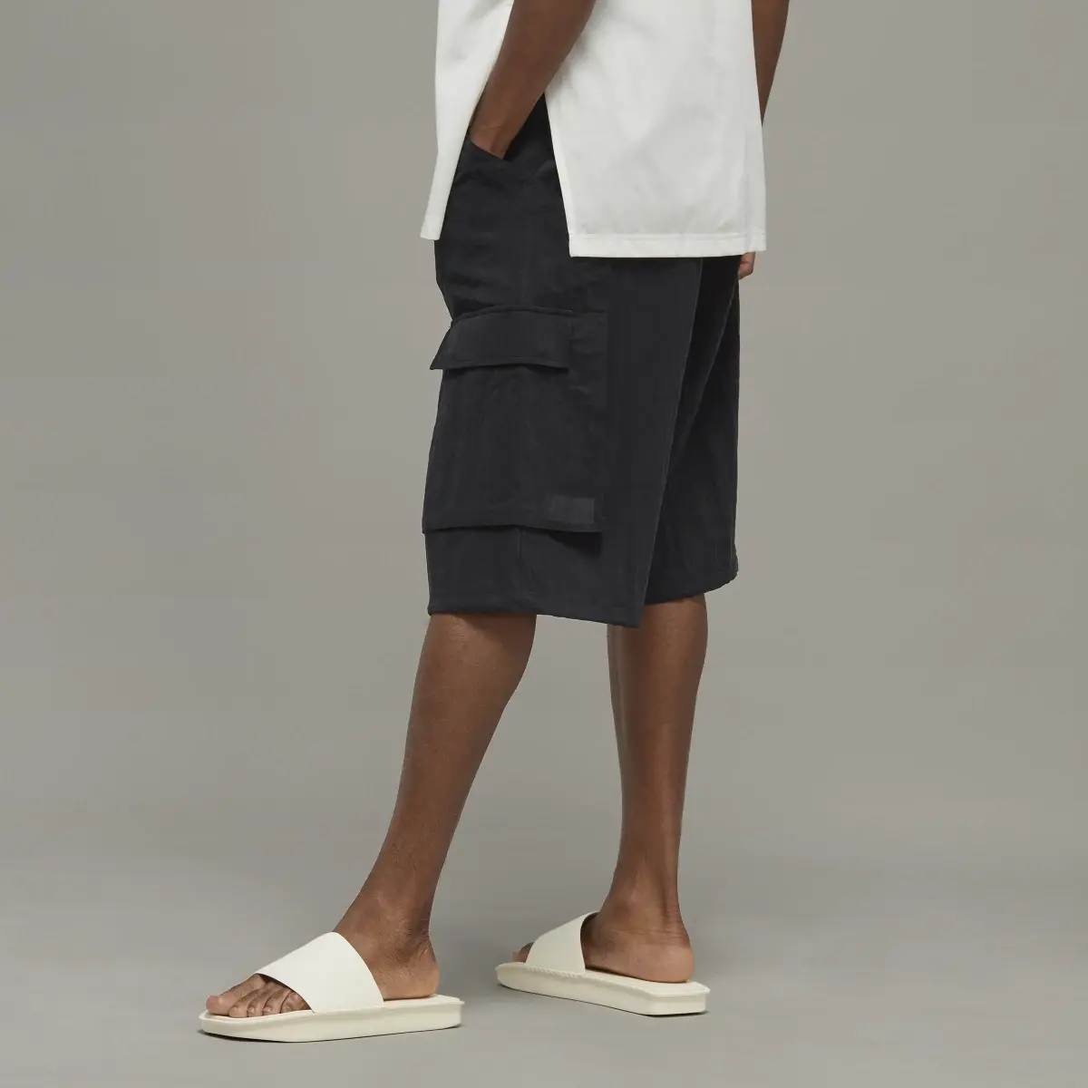 Adidas Y-3 Utility Cargo Woven Shorts. 2