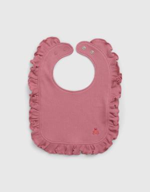 Gap Baby First Favorites TinyRib Bib pink