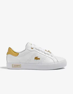 Women's Lacoste Powercourt 2.0 Leather Trainers