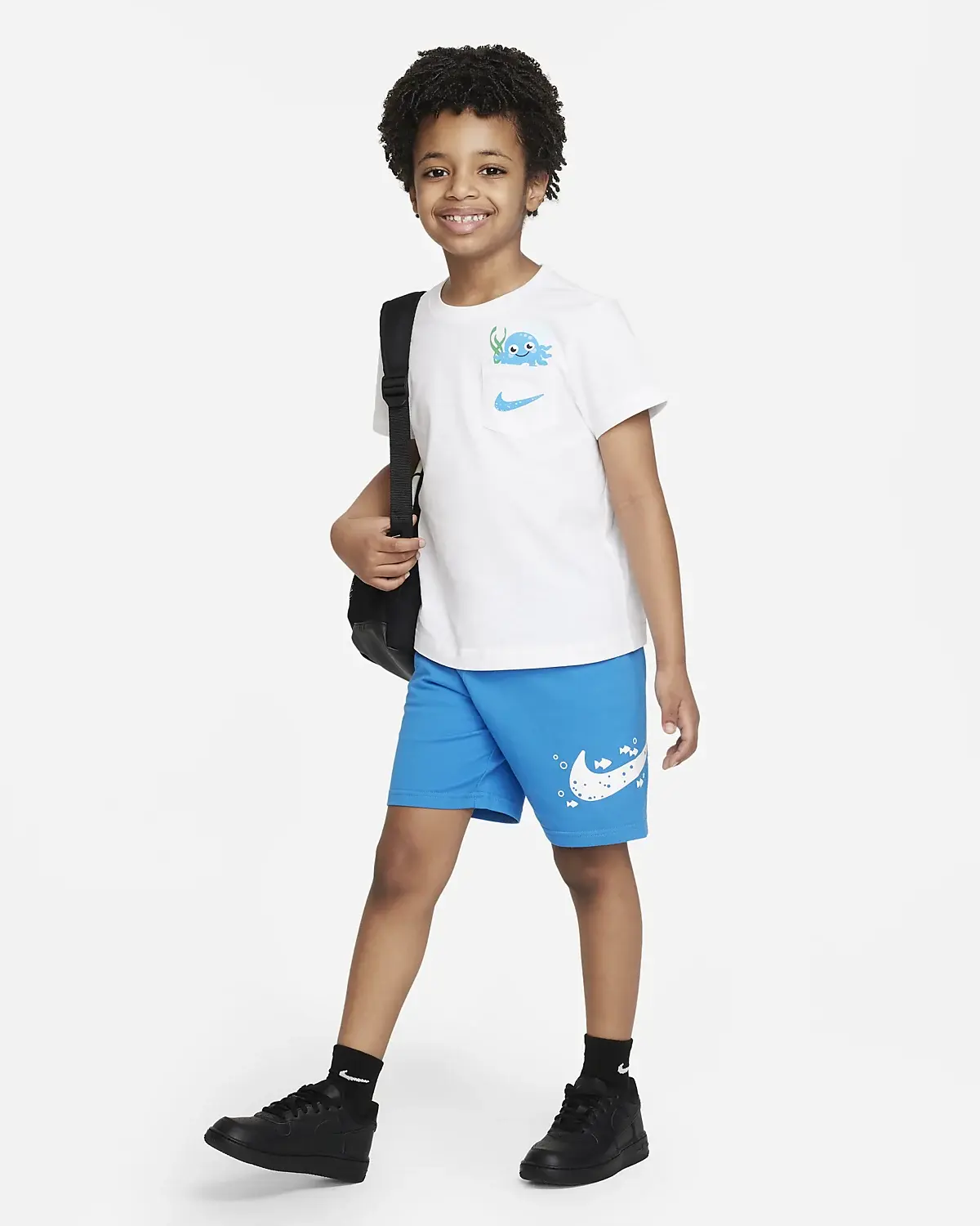 Nike Sportswear Coral Reef Tee and Shorts Set. 1