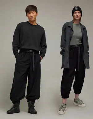 Y-3 Wool Flannel Wide Cargo Pants