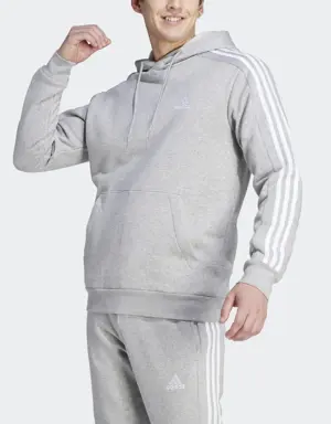 Adidas Camisola com Capuz em Fleece 3-Stripes Essentials
