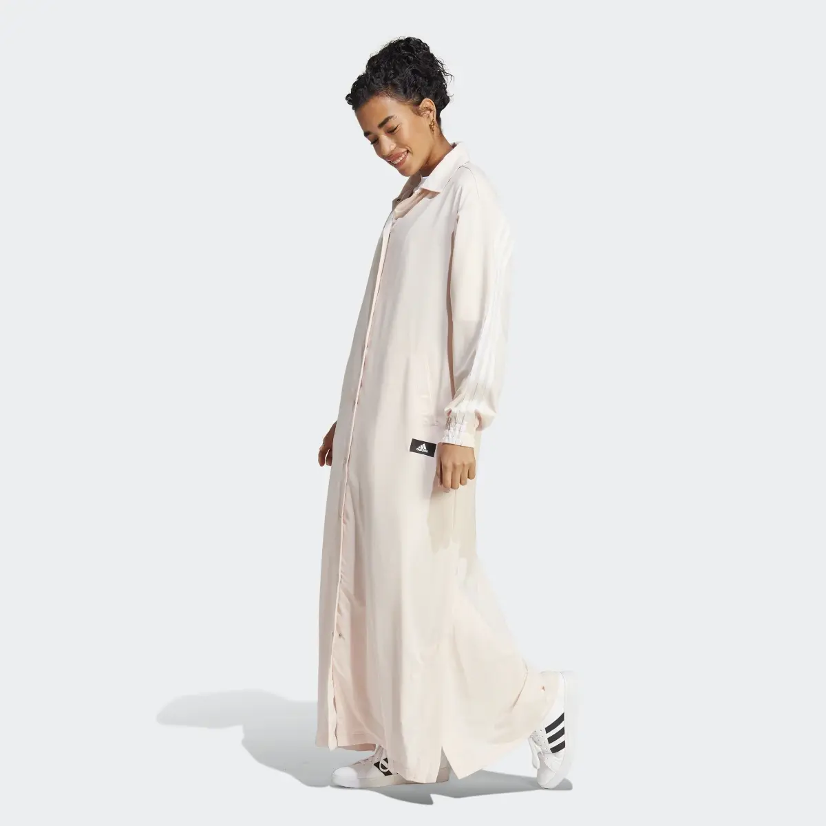 Adidas Future Icons 3-Stripes Extra Long Cover-Up. 2