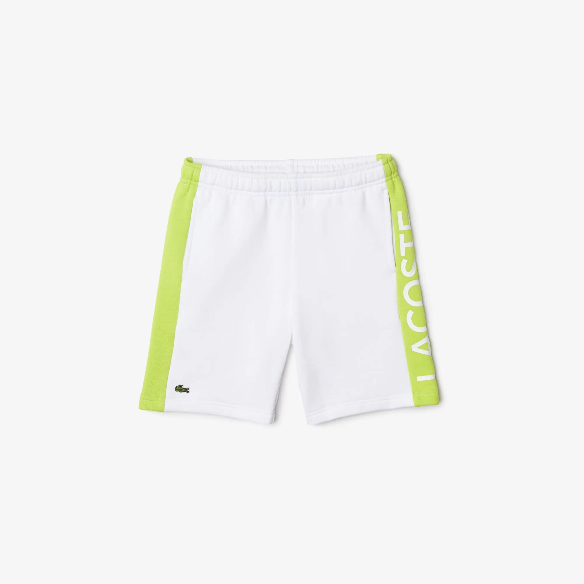 Lacoste Kids’ Lacoste Colour-Stripe Organic Cotton Shorts. 1