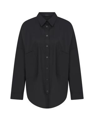 Retro Black Long Sleeve Shirt