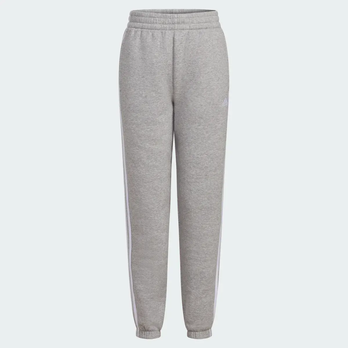 Adidas Elastic Waistband 3-Stripe Cotton Fleece Jogger. 3