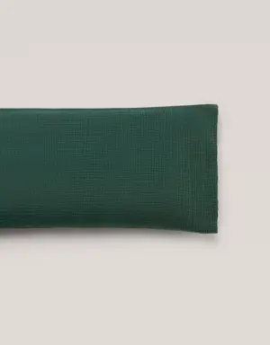 Capa de almofada de gaze de algodão 45 x 110 cm
