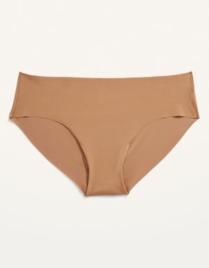 Soft-Knit No-Show Hipster Underwear for Women brown