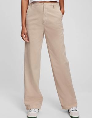 Loose Khakis with Washwell beige