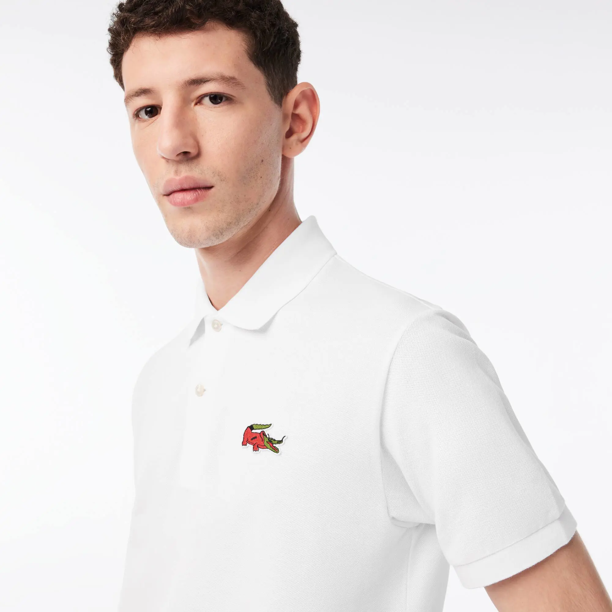 Lacoste Men’s Lacoste x Netflix Organic Cotton Polo Shirt. 1
