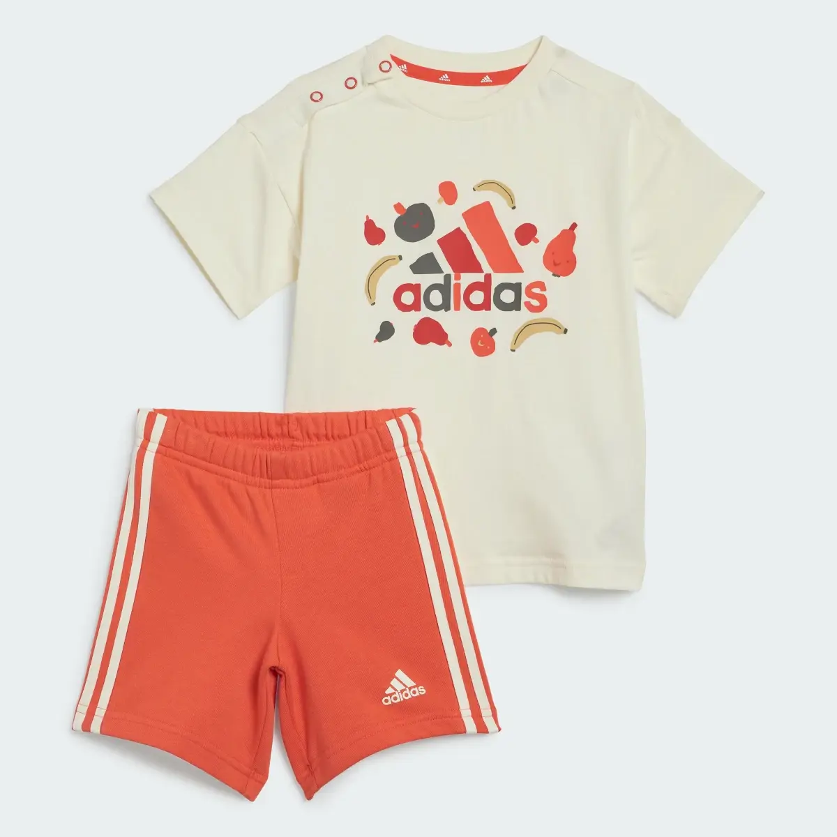 Adidas Essentials Allover Print Kids Tişört Takımı. 1