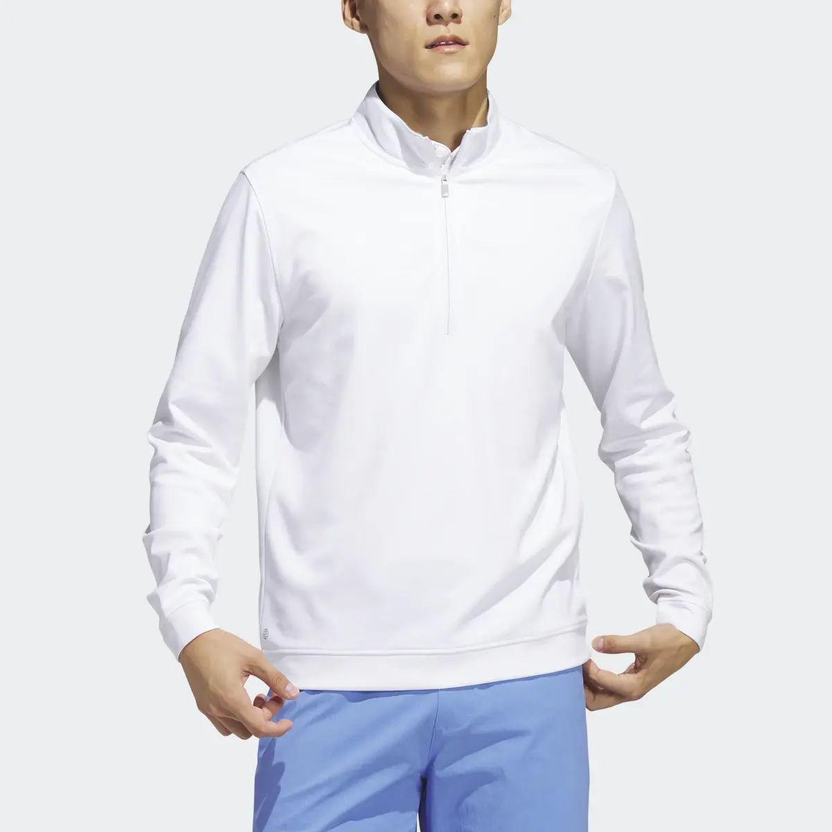 Adidas Elevated Golf Sweatshirt. 1