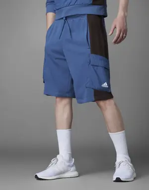Colorblock French Terry Shorts
