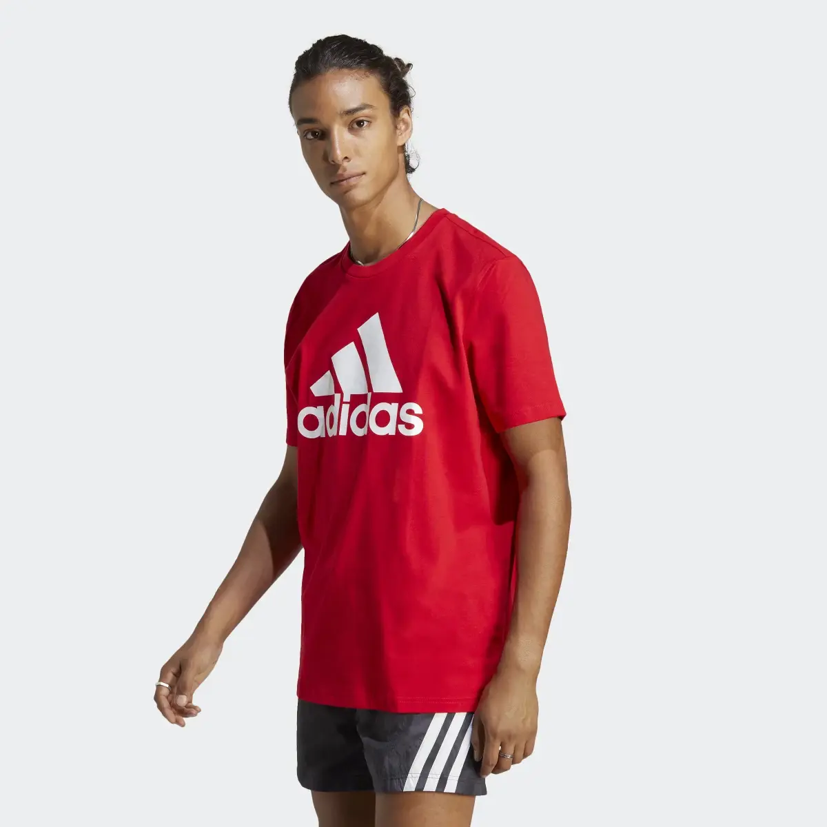 Adidas T-shirt Essentials Single Jersey Big Logo. 2