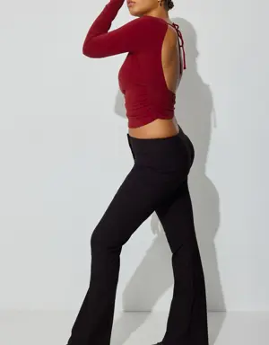 Low Rise Flare Pant