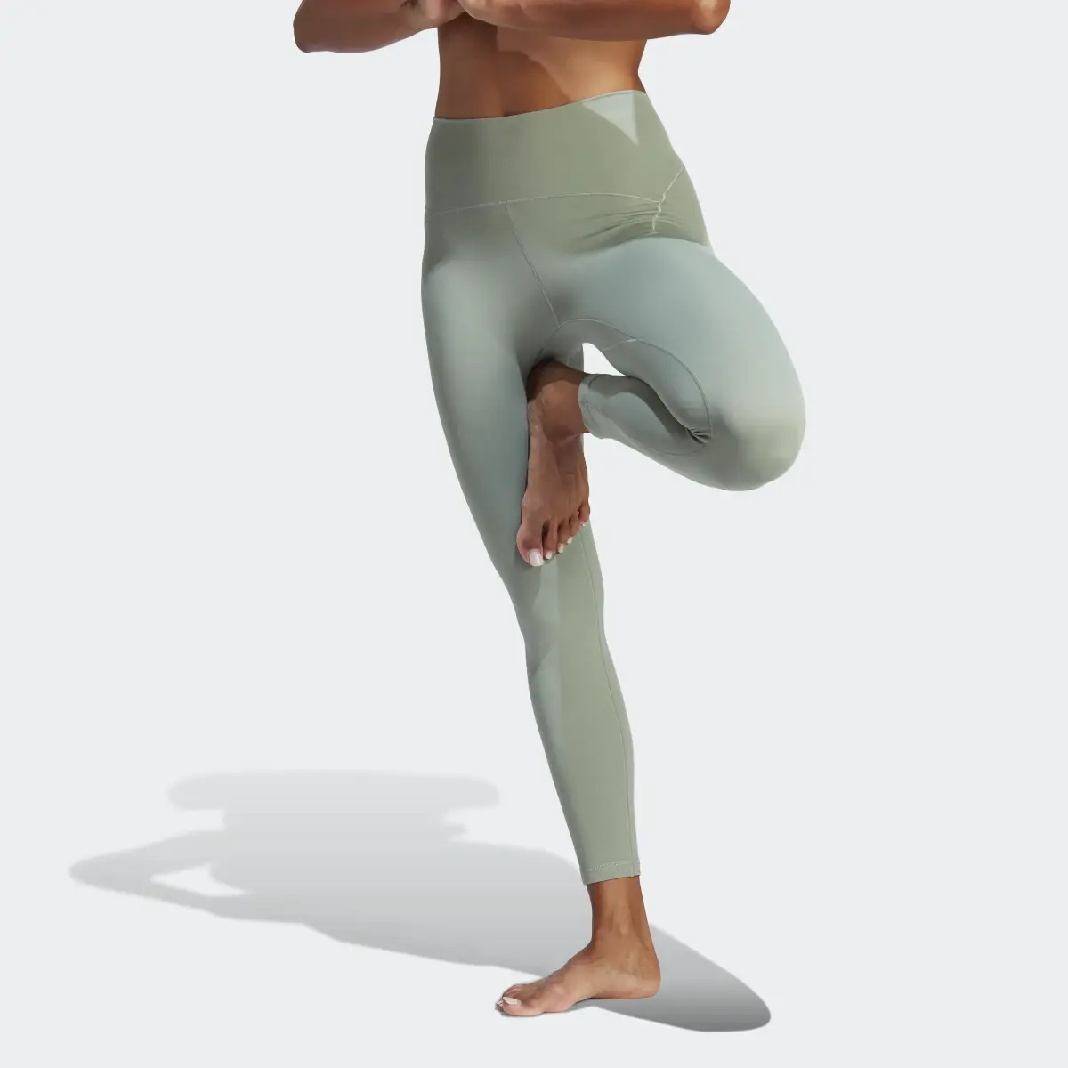 Adidas Mallas 7/8 Yoga Estudio Luxe Corte Alto. 1