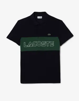 Lacoste Men's Regular Fit Stretch Piqué Colorblock Polo