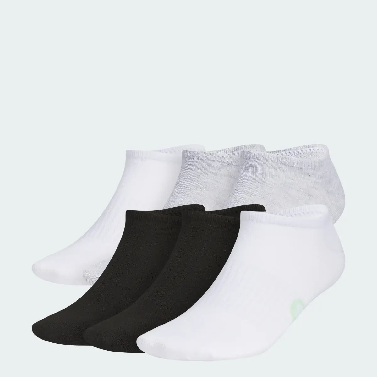 Adidas Superlite Classic 6-Pack No-Show Socks. 1