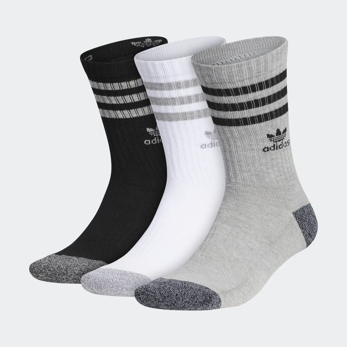 Adidas Roller Crew Socks 3 Pairs. 2