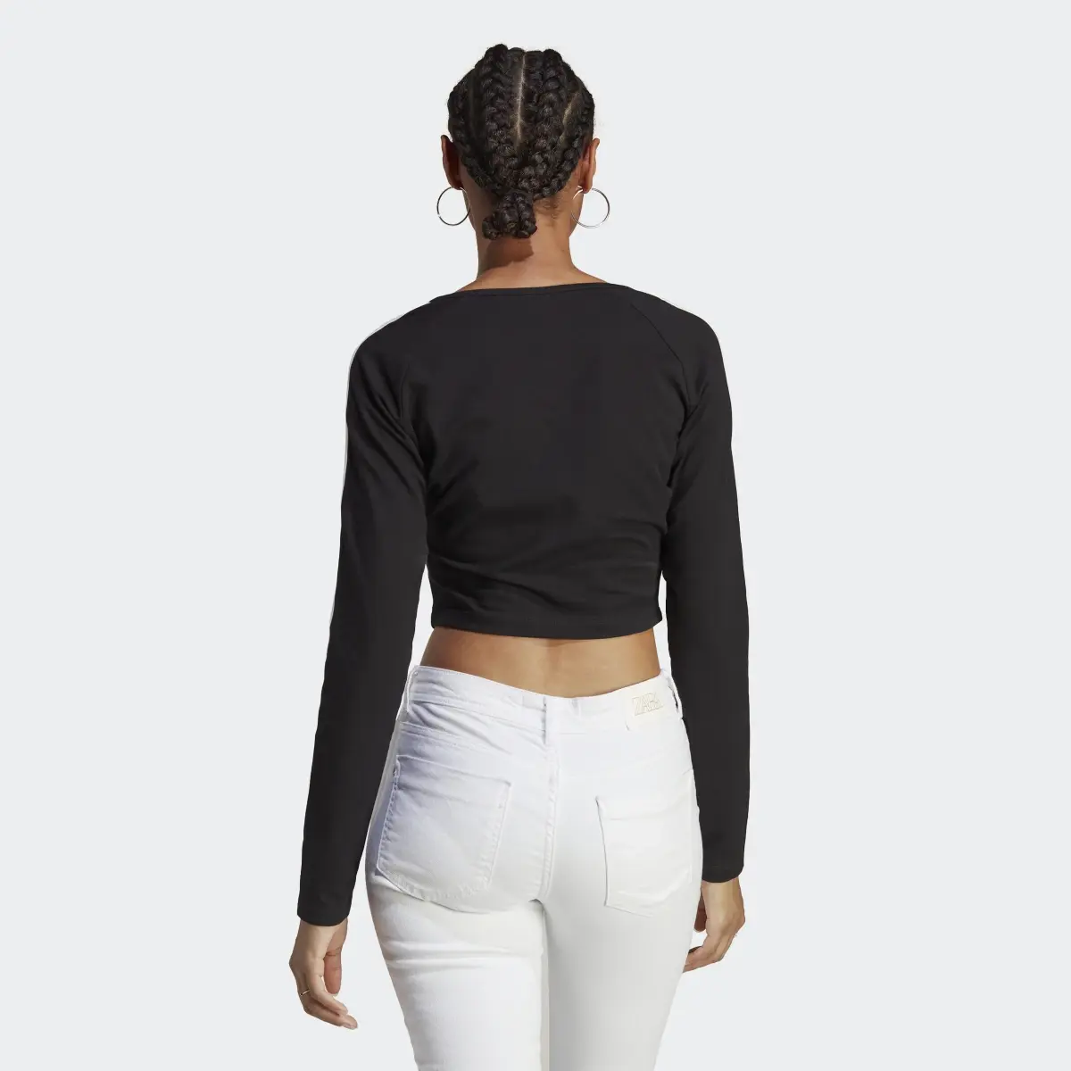 Adidas Adicolor Classics Crop Long Sleeve Tee. 3