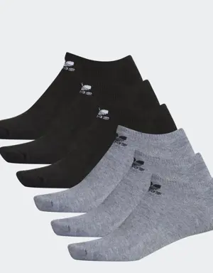 Adidas Trefoil No-Show Socks 6 Pairs