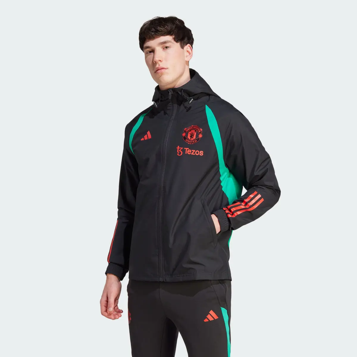 Adidas Manchester United Tiro 23 All-Weather Jacket. 2