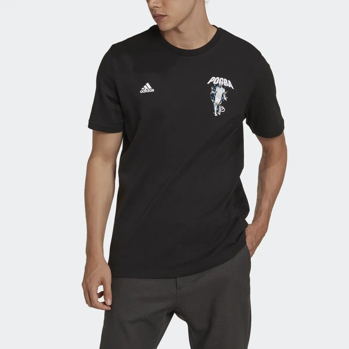 Adidas Pogba Football Icon Graphic Tee. 1