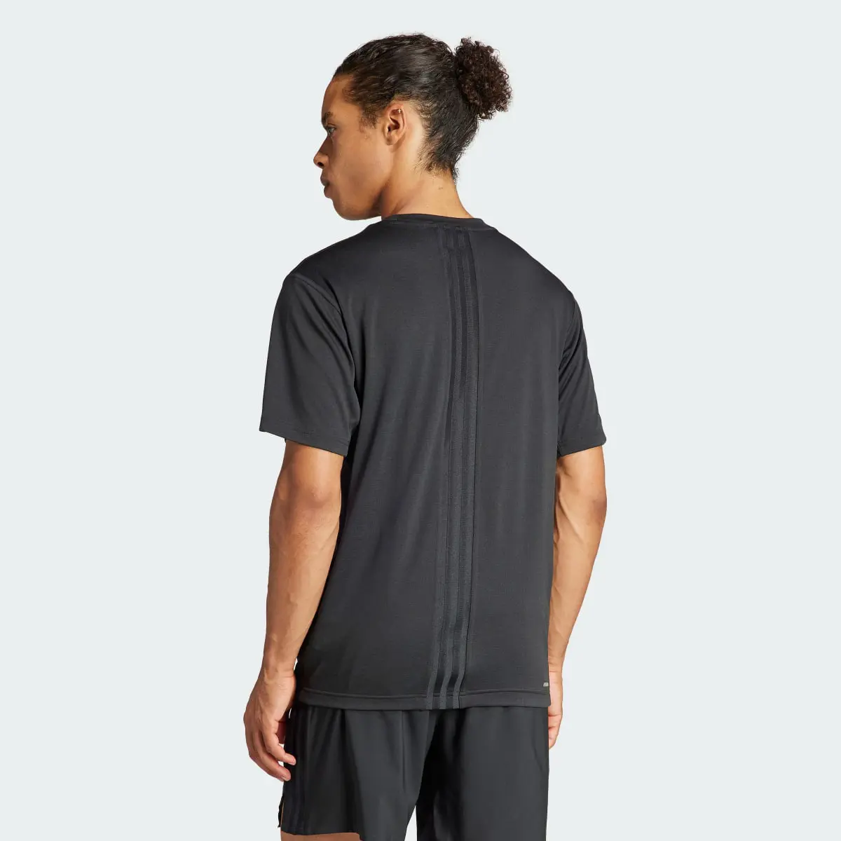 Adidas HIIT Workout 3-Stripes Tee. 3