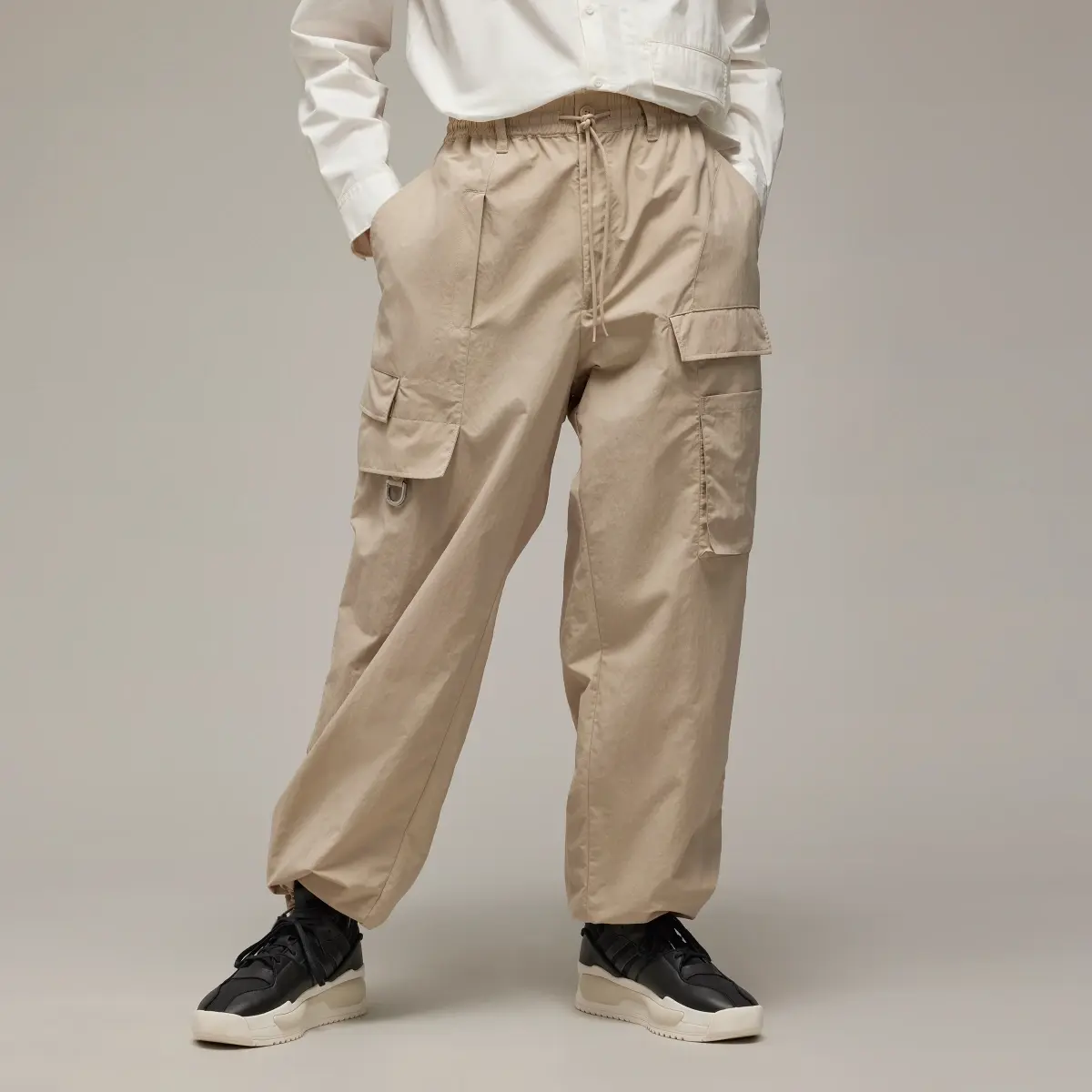 Adidas Y-3 Crinkle Nylon Pants. 1