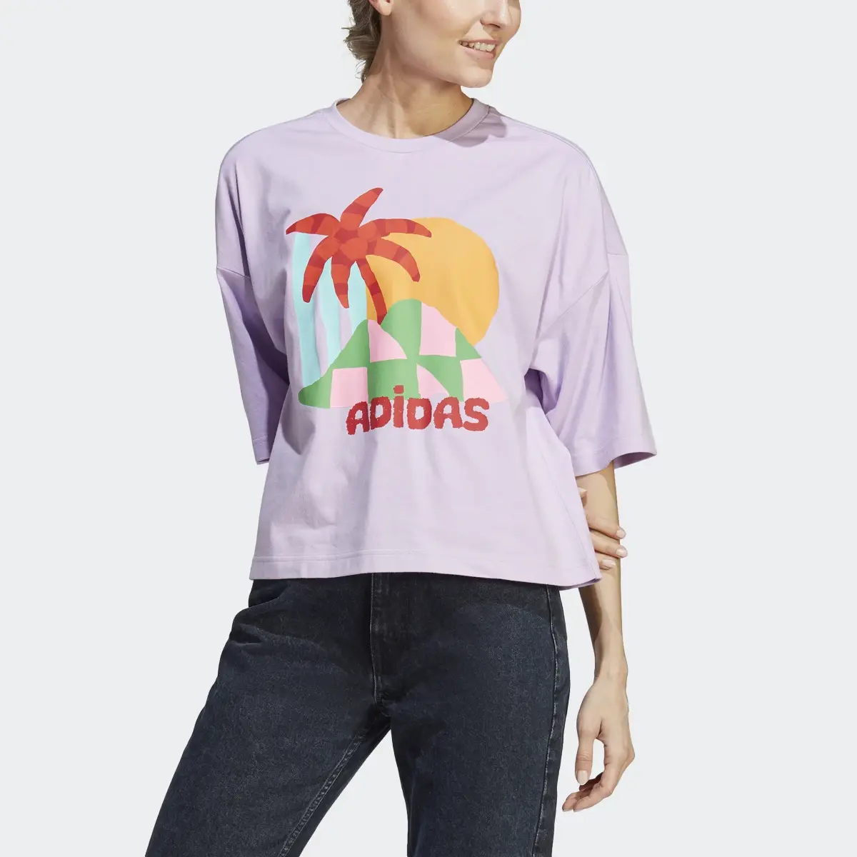 Adidas Playera Estampada adidas x FARM Rio. 1