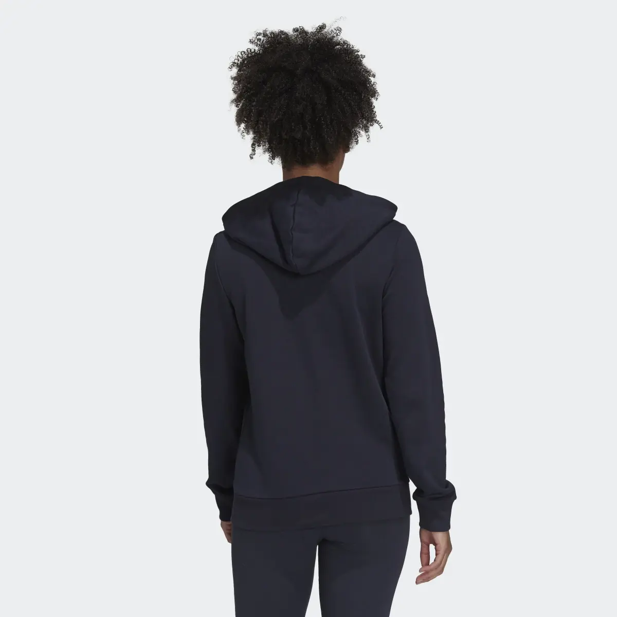 Adidas Essentials Logo Full-Zip Hoodie. 3