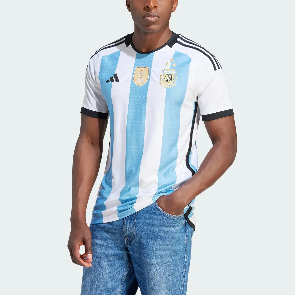 Adidas Argentina 22 3 Stars Home Authentic Jersey. 1 Adidas Argentina 22 3 Stars Home Authentic Jersey. 1