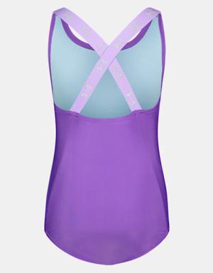 Little Girls' UA Logo Racerback 1-Piece Swimsuit