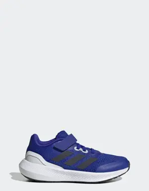 Adidas Chaussure à lacets élastiques et scratch RunFalcon 3.0