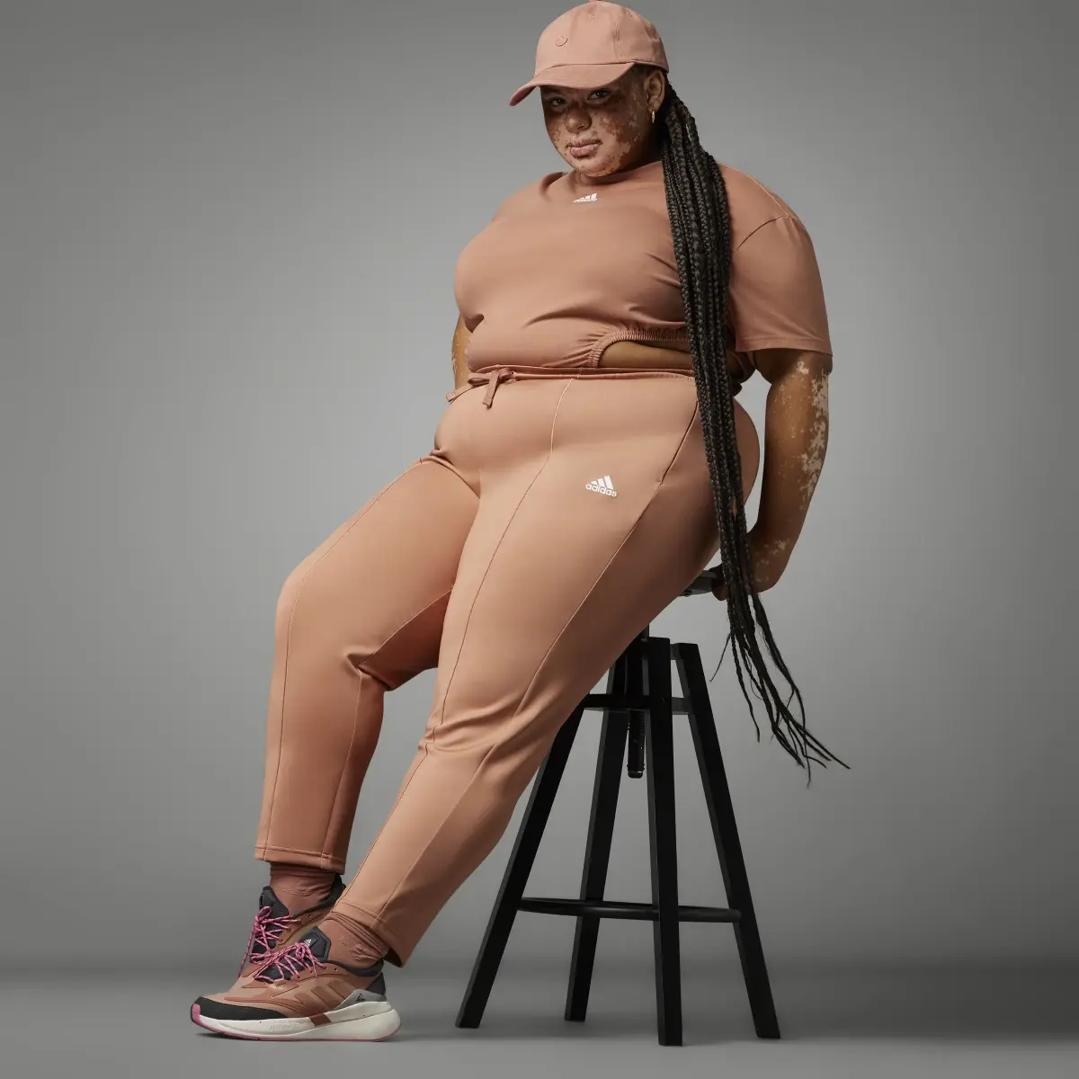 Adidas Calças Extrajustas Collective Power (Plus Size). 3