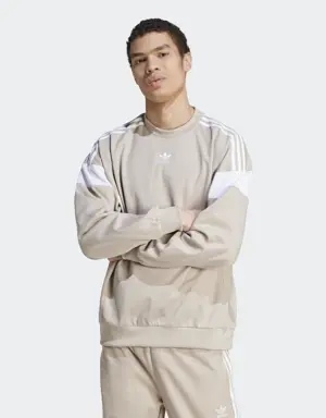 Adidas Adicolor Classics Cut Line Crew Sweatshirt. 2 Adidas Adicolor Classics Cut Line Crew Sweatshirt. 2