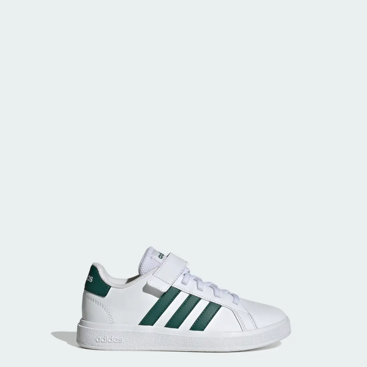 Adidas Scarpe Grand Court Elastic Lace and Top Strap. 1