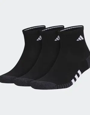 Cushioned Quarter Socks 3 Pairs