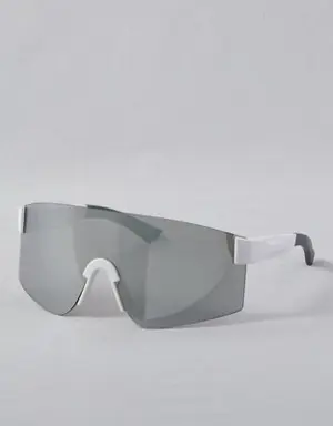 O White Shield Sunglasses