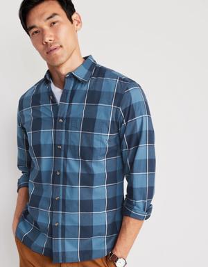 Old Navy Slim-Fit Built-In Flex Everyday Shirt for Men blue